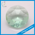 Beautiful wholesale flat round shape glass jewelry gemstone